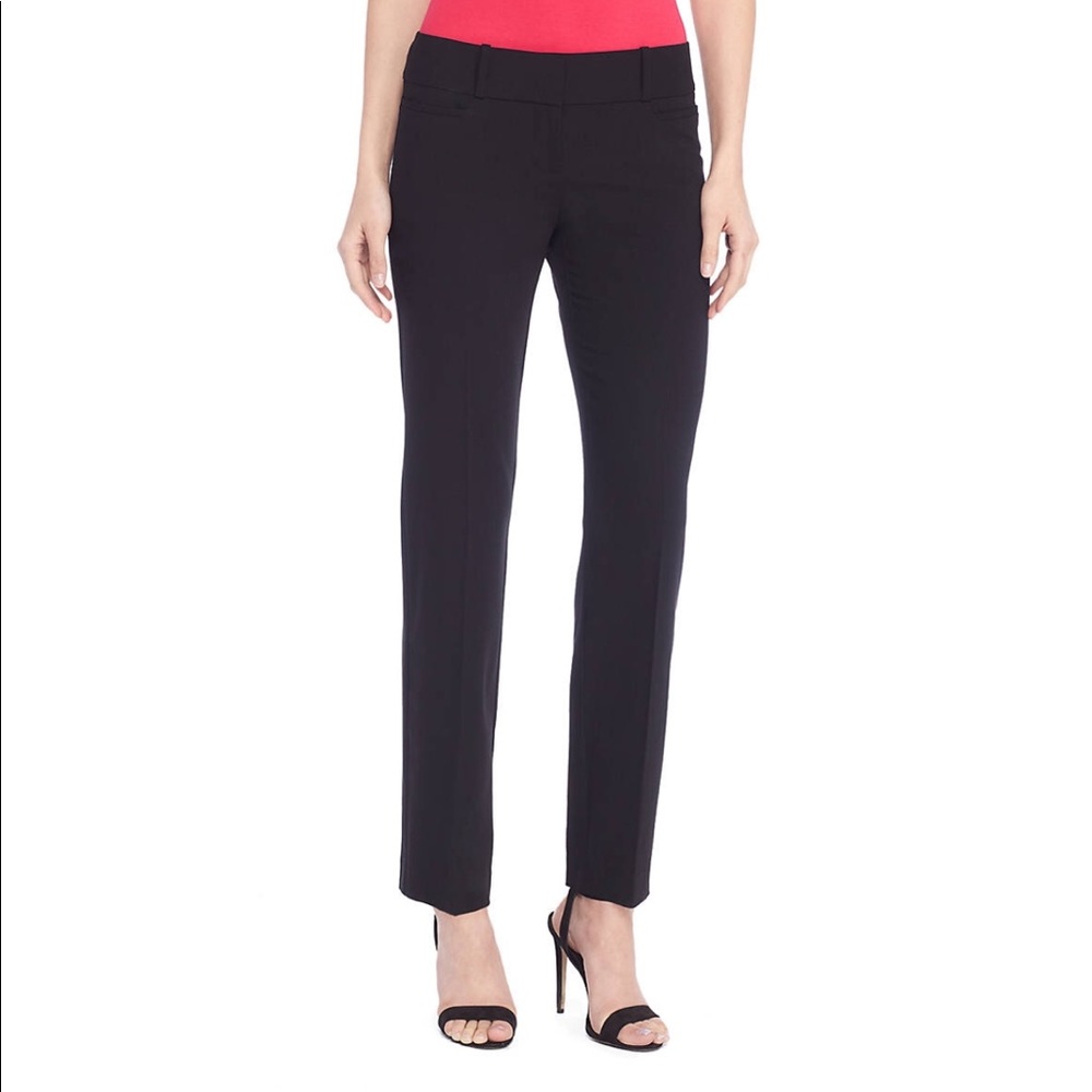 NWT The Limited Drew Simply Straight Pants 14 blk